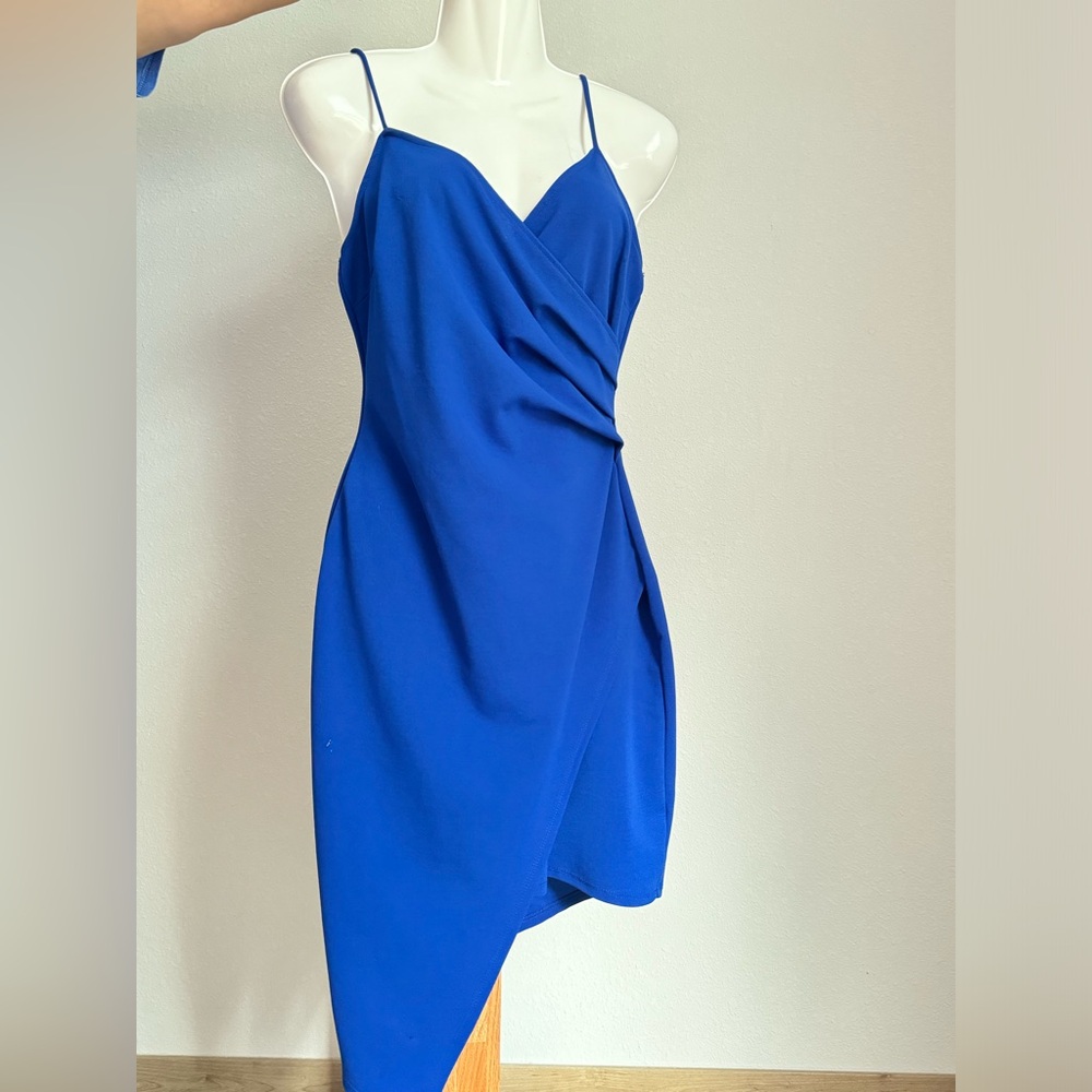 Papaya Blue Cocktail Dress